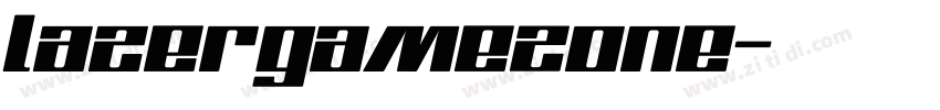 LazerGameZone字体转换