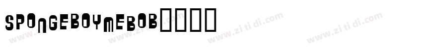 SpongeboyMeBob字体转换
