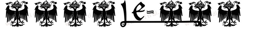 文鼎黑體_E字体转换