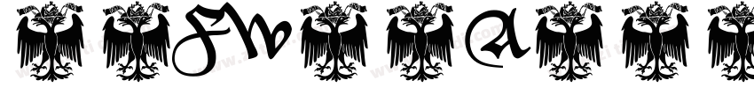 方正FW筑紫A老明朝简E字体转换