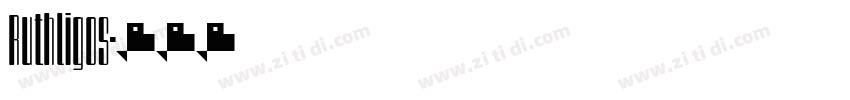 Ruthligos字体转换