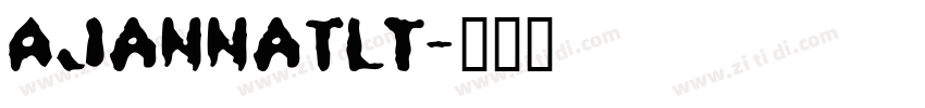 AJannatLT字体转换