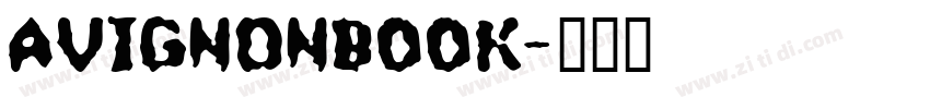 AVignonBOOK字体转换