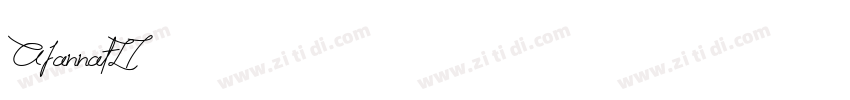 AJannatLT字体转换