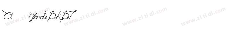 A半天GardeBKBT字体转换