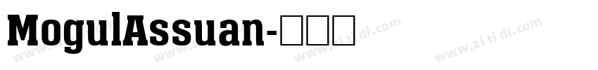 MogulAssuan字体转换