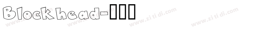 Blockhead字体转换
