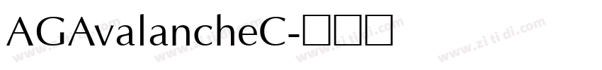 AGAvalancheC字体转换