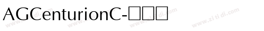 AGCenturionC字体转换