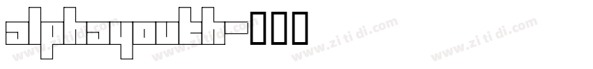 Alphayouth字体转换