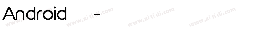 Android七段数码管字体字体转换