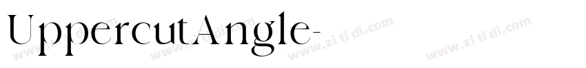 UppercutAngle字体转换