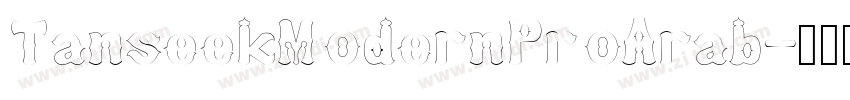 TanseekModernProArab字体转换 TanseekModernProArab字体转换