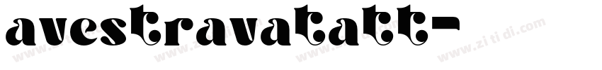 AvestravaTatt字体转换