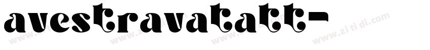 AvestravaTatt字体转换