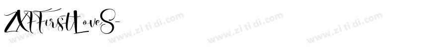 ZXFFirstLoveS字体转换