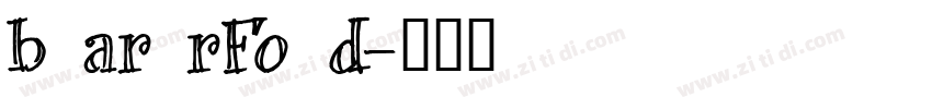 bearerFond字体转换