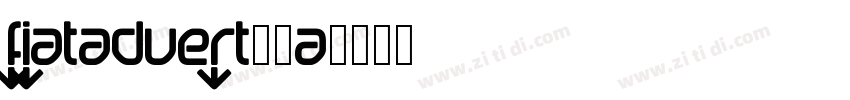 FIATADVERT01A字体转换
