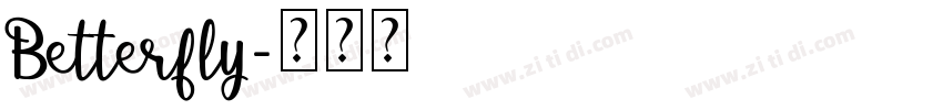 Betterfly字体转换