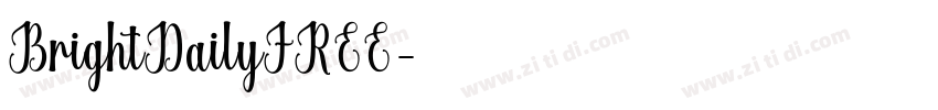 BrightDailyFREE字体转换