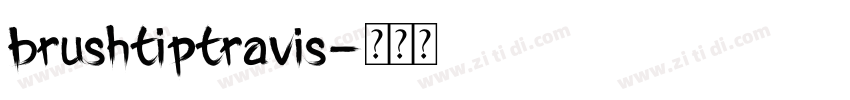 brushtiptravis字体转换