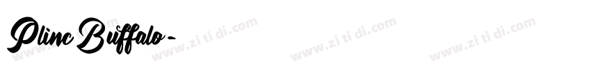 PlincBuffalo字体转换