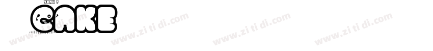 多乐滋Cake字体转换