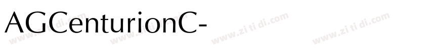 AGCenturionC字体转换