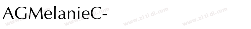 AGMelanieC字体转换