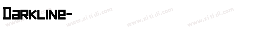 Darkline字体转换