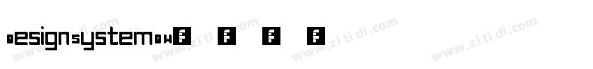 DesignSystemDW字体转换