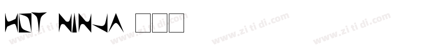 hot-ninja字体转换