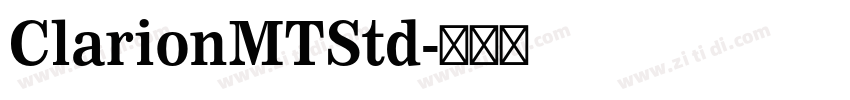 ClarionMTStd字体转换