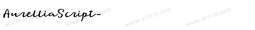 AurelliaScript字体转换