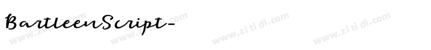BartleenScript字体转换