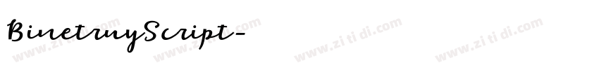 BinetruyScript字体转换