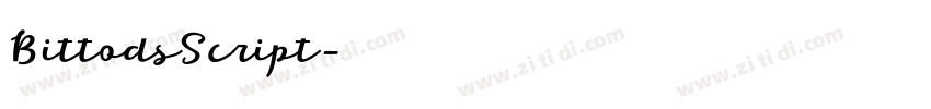BittodsScript字体转换 BittodsScript字体转换