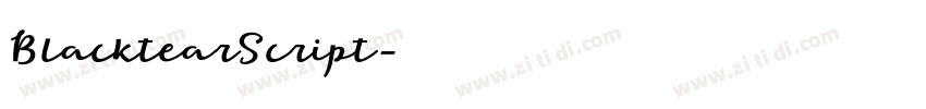 BlacktearScript字体转换