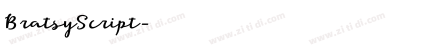 BratsyScript字体转换