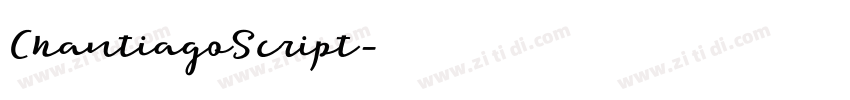 ChantiagoScript字体转换