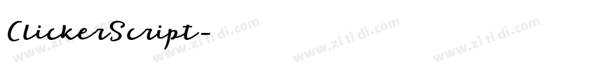 ClickerScript字体转换
