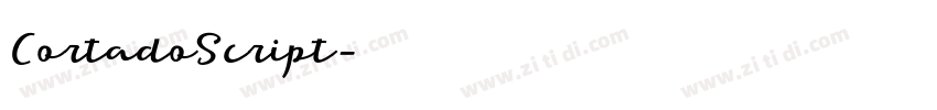 CortadoScript字体转换