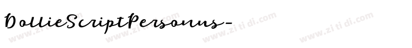 DollieScriptPersonus字体转换 DollieScriptPersonus字体转换