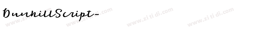 DunhillScript字体转换 DunhillScript字体转换