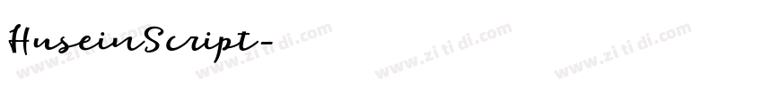 HuseinScript字体转换