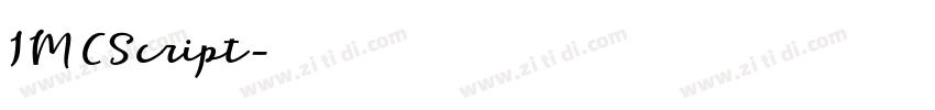 IMCScript字体转换