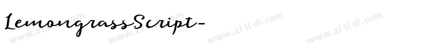 LemongrassScript字体转换 LemongrassScript字体转换