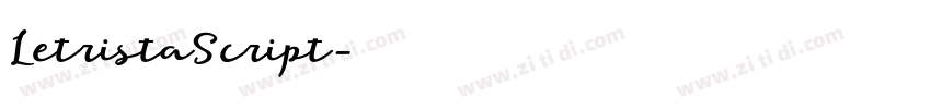 LetristaScript字体转换