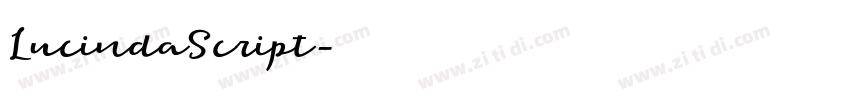 LucindaScript字体转换