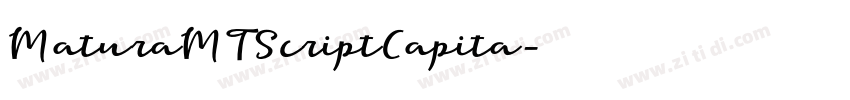 MaturaMTScriptCapita字体转换